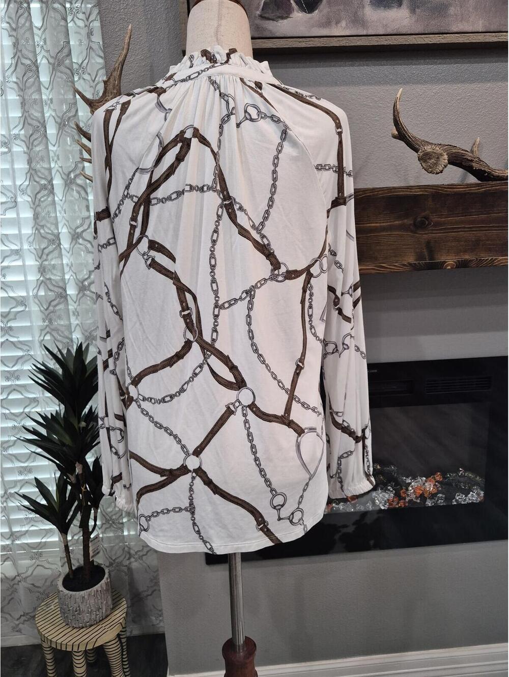 New Ralph Lauren Womens Blouse size large - Picture 3 of 6